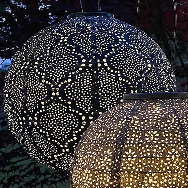LED Round Sea Outdoor Hanging Lantern>Kirklands Home Online