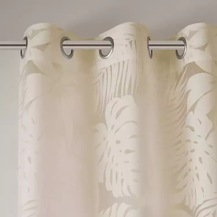 leilani_tan_palm_leaf_curtain_panel__in_3-1.webp Leilani Palm Leaf Curtain Panel, 84 in.>Kirklands Home Flash Sale