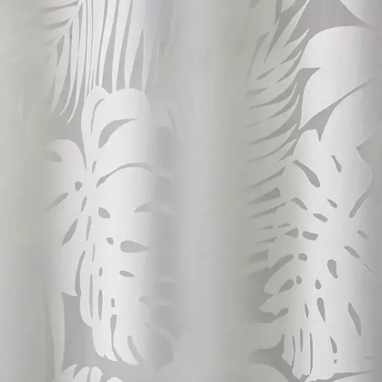 leilani_white_palm_leaf_curtain_panel__in_5-1.webp Leilani Palm Leaf Curtain Panel, 63 in.>Kirklands Home Online