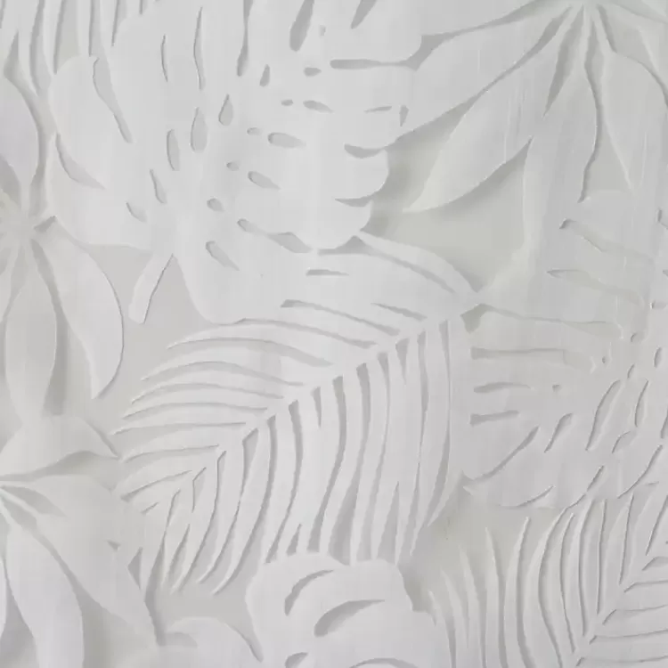 leilani_white_palm_leaf_curtain_panel__in_6-1.webp Leilani Palm Leaf Curtain Panel, 63 in.>Kirklands Home Online