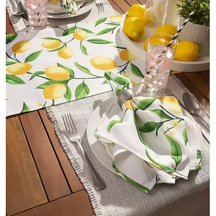 lemon_bliss_outdoor_napkins_set_of__5.webp Lemon Bliss Outdoor Napkins, Set of 6>Kirklands Home Flash Sale
