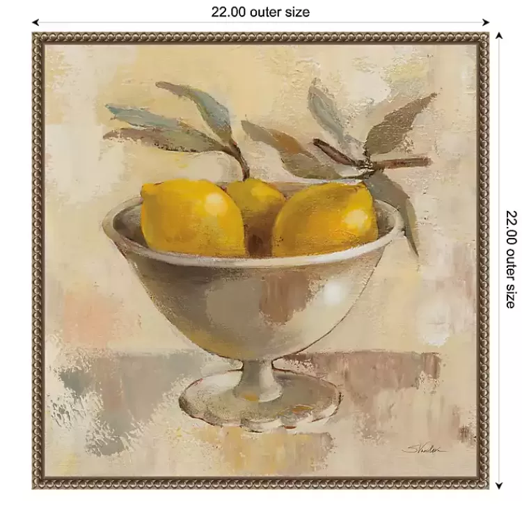 lemon_bowl_framed_canvas_art_print_2.webp Lemon Bowl Framed Canvas Art Print>Kirklands Home Hot