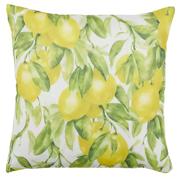 Lemon Burst Outdoor Pillow>Kirklands Home Fashion