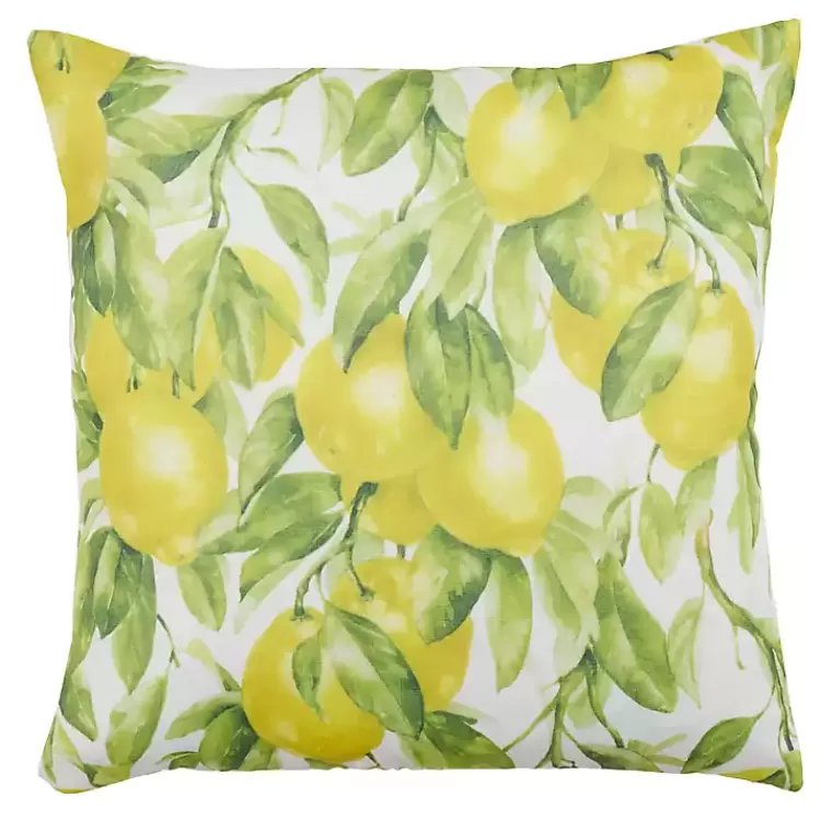 Lemon Burst Outdoor Pillow>Kirklands Home Fashion