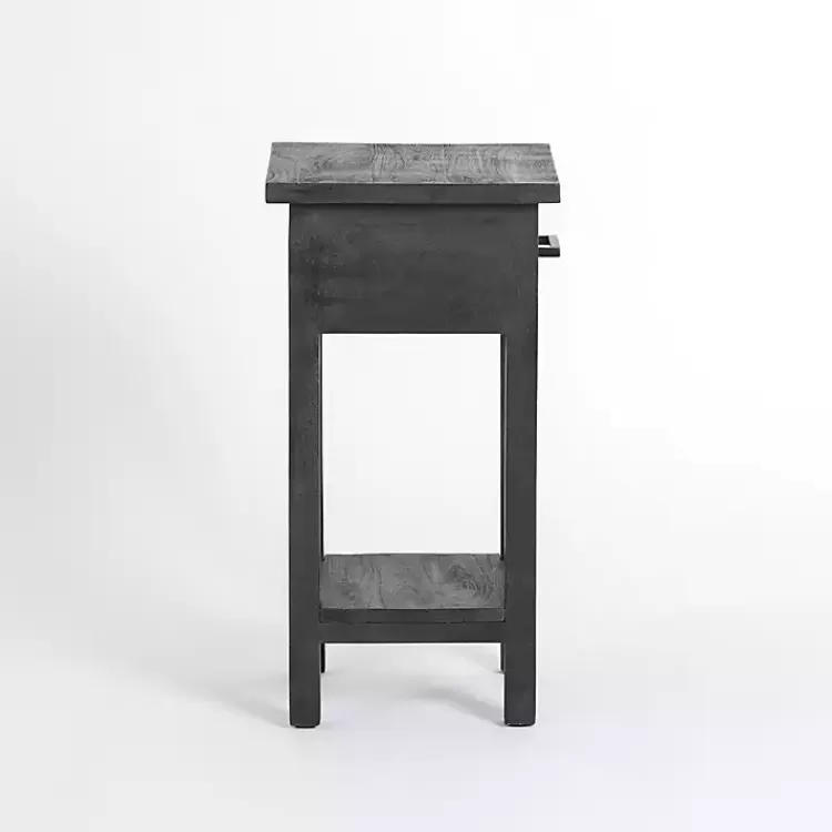 leo_black_wood_accent_table_2.webp Leo Wood Accent Table>Kirklands Home Cheap