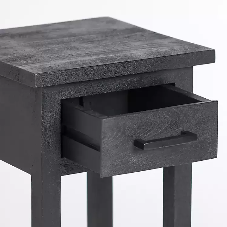 leo_black_wood_accent_table_4.webp Leo Wood Accent Table>Kirklands Home Cheap