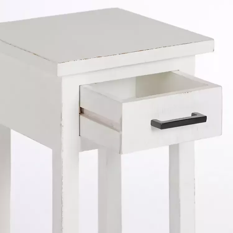 leo_white_wood_accent_table_4.webp Leo Wood Accent Table>Kirklands Home Outlet