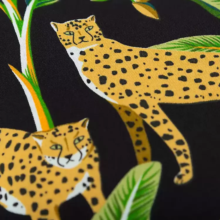 leopard__palm_tree_outdoor_pillow__in_2.webp Leopard & Palm Tree Outdoor Pillow, 22 in.>Kirklands Home New