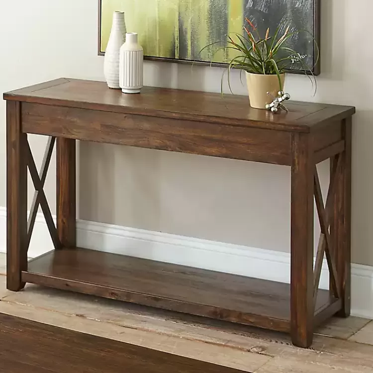 Leyton X-Bar Side Panel Console Table>Kirklands Home Best