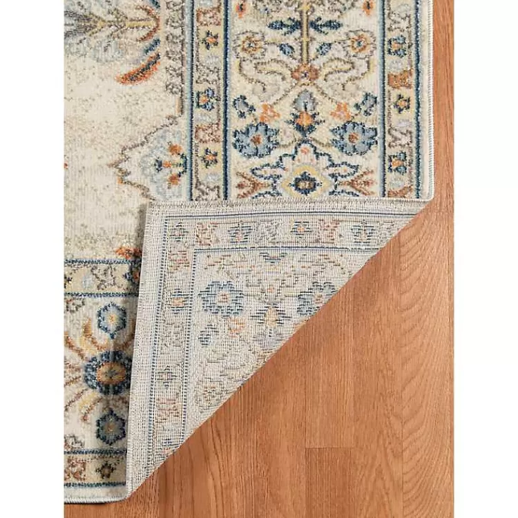 light_beige_bohemian_area_rug_x_5-1.webp Light Beige Bohemian Area Rug, 5x7>Kirklands Home New