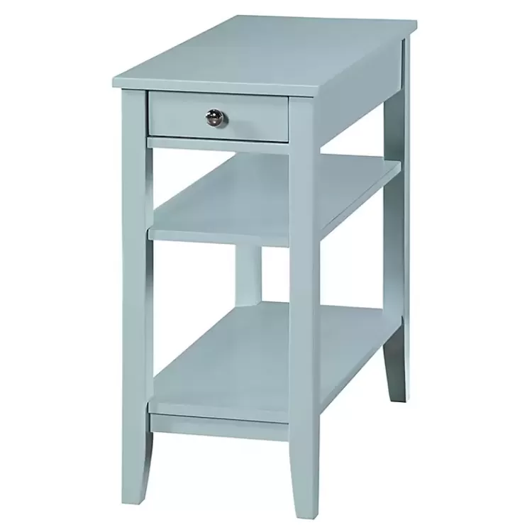 Light Chairside End Table with Shelves>Kirklands Home Outlet