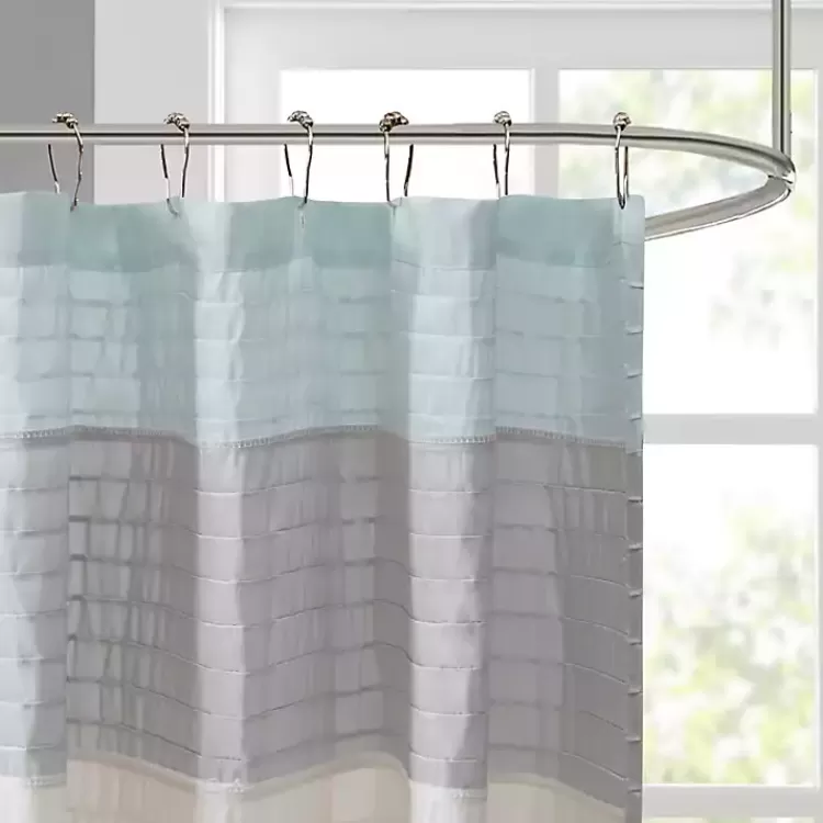 light_blue_colorblock_silky_shower_curtain_2.webp Light Colorblock Silky Shower Curtain>Kirklands Home Flash Sale