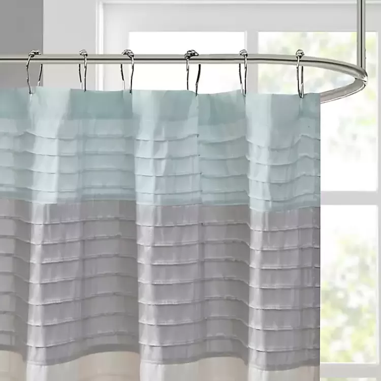light_blue_colorblock_silky_shower_curtain_3.webp Light Colorblock Silky Shower Curtain>Kirklands Home Flash Sale