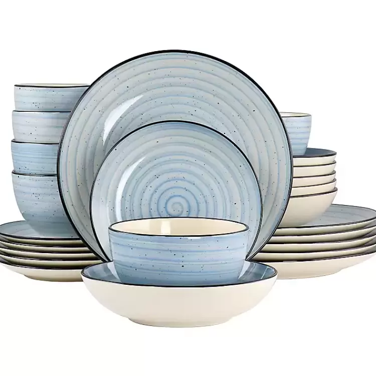 Light Gia Stoneware 24-pc. Dinnerware Set>Kirklands Home Cheap