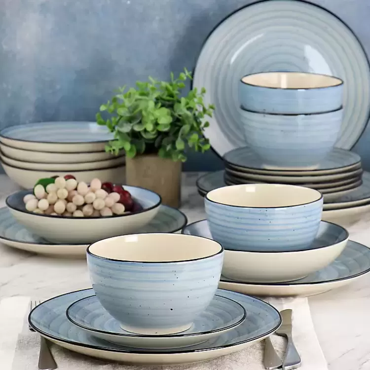 Light Gia Stoneware 24-pc. Dinnerware Set>Kirklands Home Cheap