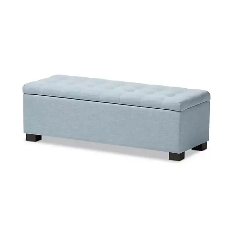 Light Grid Tufted Upholstered Ottoman>Kirklands Home Cheap