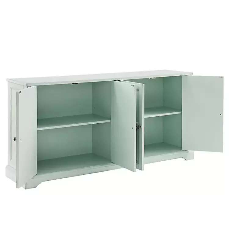 light_blue_paneled_door_sideboard_2.webp Light Paneled 4-Door Sideboard>Kirklands Home Cheap