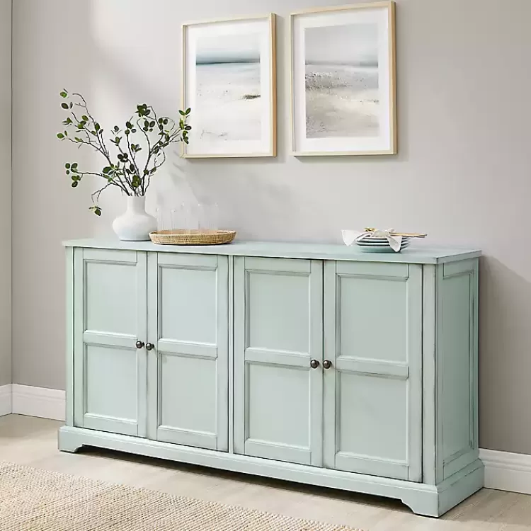 light_blue_paneled_door_sideboard_4.webp Light Paneled 4-Door Sideboard>Kirklands Home Cheap