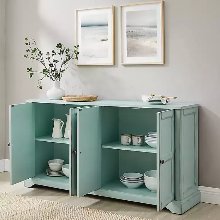 light_blue_paneled_door_sideboard_6.webp Light Paneled 4-Door Sideboard>Kirklands Home Cheap