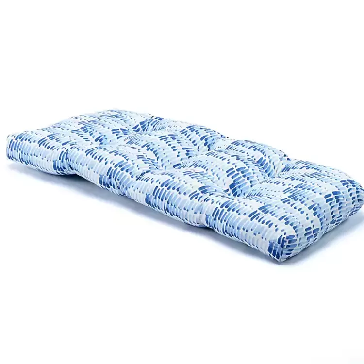 Light Patterned Outdoor Bench Cushion>Kirklands Home Clearance