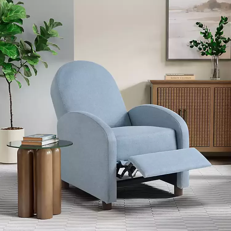Light Rounded Push Back Recliner>Kirklands Home Flash Sale
