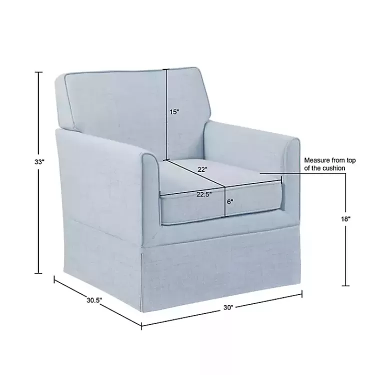 light_blue_slipcover_armchair_9.webp Light Slipcover Armchair>Kirklands Home Best Sale
