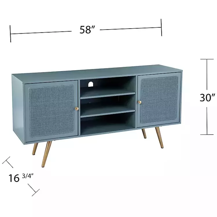 Light Wood and Cane Media Cabinet>Kirklands Home Discount