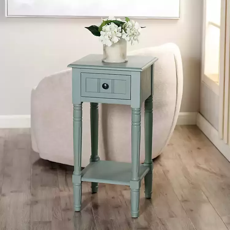 Light Wood Square Hampton Accent Table>Kirklands Home Clearance