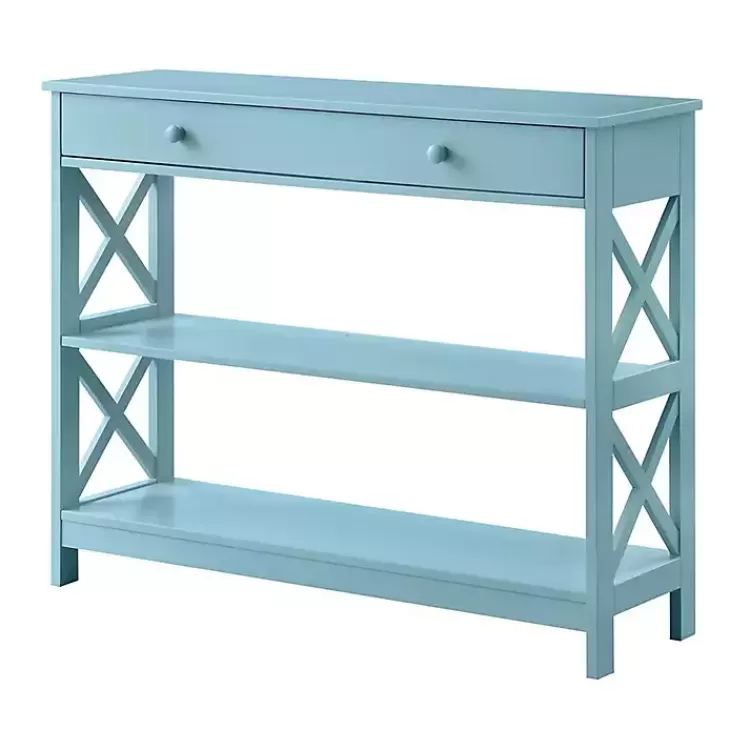 Light X-Frame 2-Shelf Console Table>Kirklands Home Store