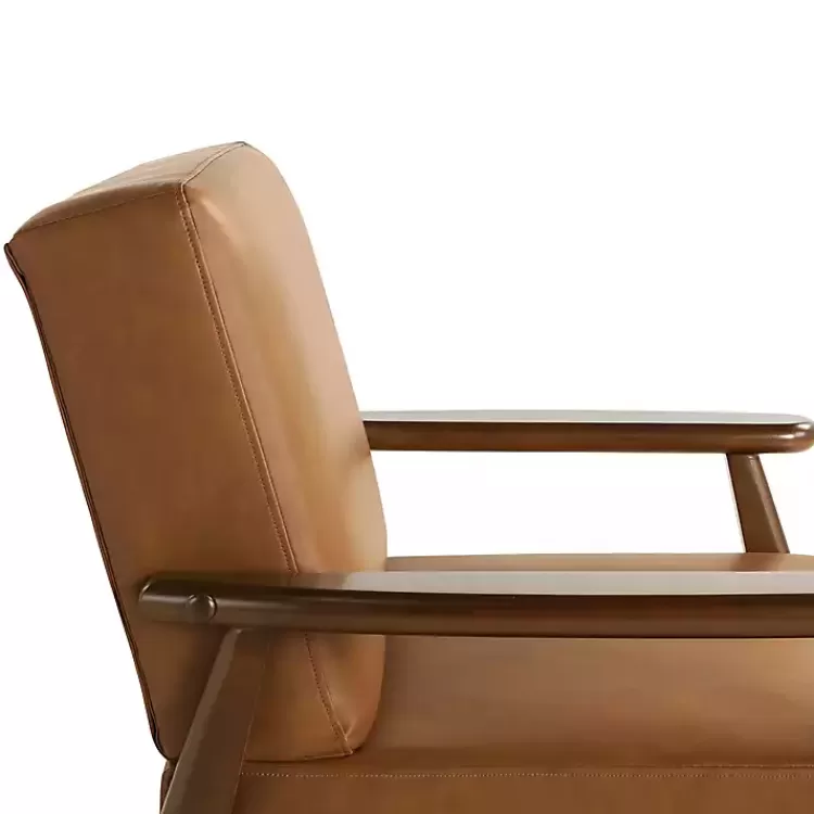 light_brown_faux_leather_ambon_accent_chair_5.webp Light Faux Leather Ambon Accent Chair>Kirklands Home Online