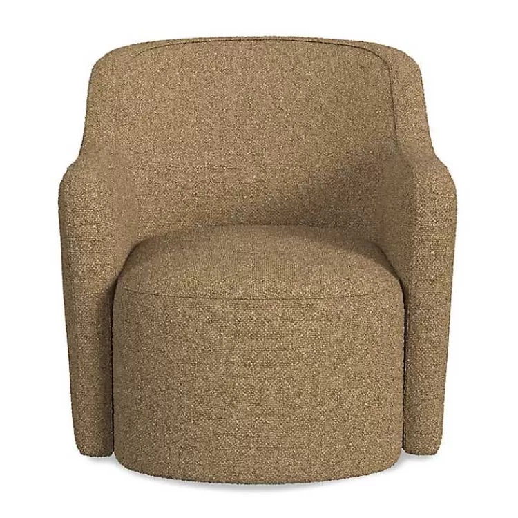 light_brown_swivel_barrel_accent_chair_2.webp Light Swivel Barrel Accent Chair>Kirklands Home Outlet