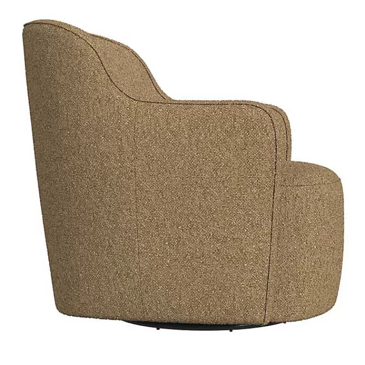 light_brown_swivel_barrel_accent_chair_3.webp Light Swivel Barrel Accent Chair>Kirklands Home Outlet
