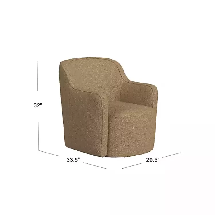 light_brown_swivel_barrel_accent_chair_4.webp Light Swivel Barrel Accent Chair>Kirklands Home Outlet