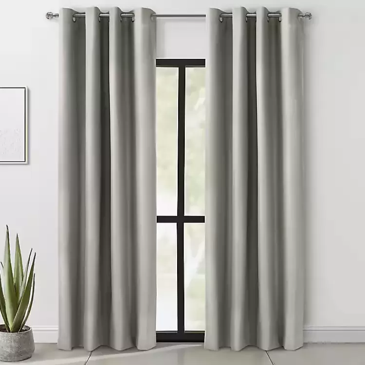 Light Alpine Blackout Curtain Panel, 84 in.>Kirklands Home Shop