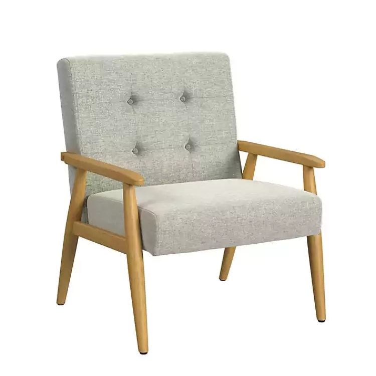 Light Button Tufted Accent Chair>Kirklands Home Fashion