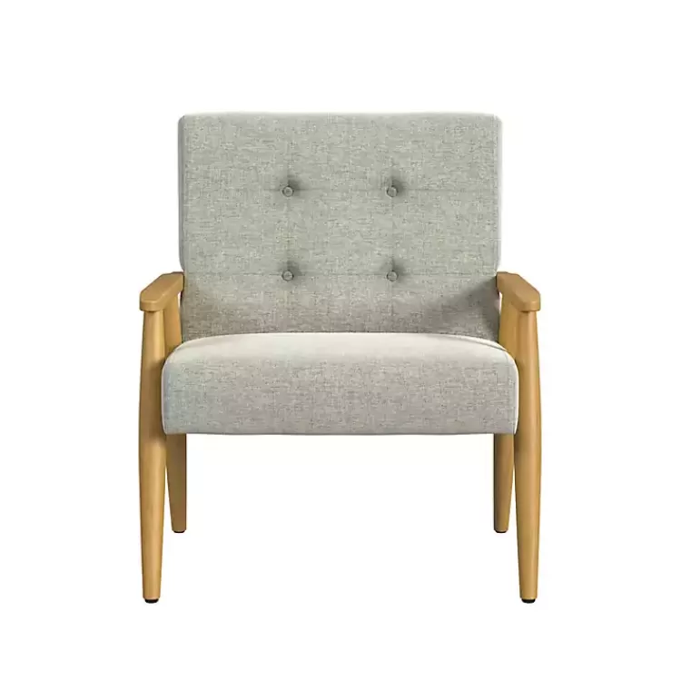 Light Button Tufted Accent Chair>Kirklands Home Fashion