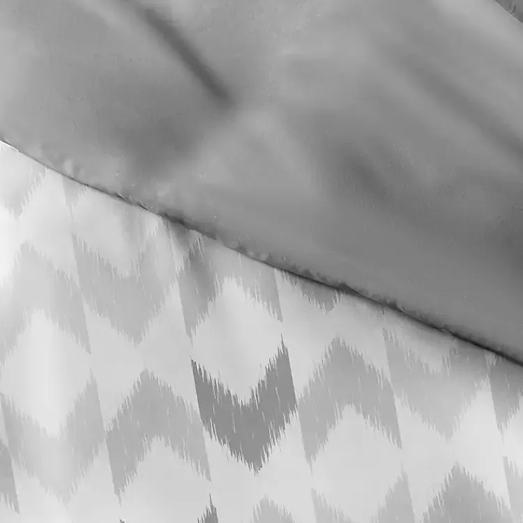 Light Gray Chevron 3-Pc. Queen Duvet Cover Set>Kirklands Home Online
