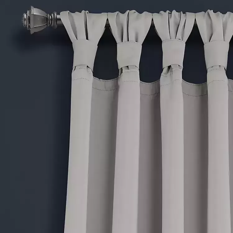 Light Knotted Curtain Panel Set, 84 in.>Kirklands Home Sale