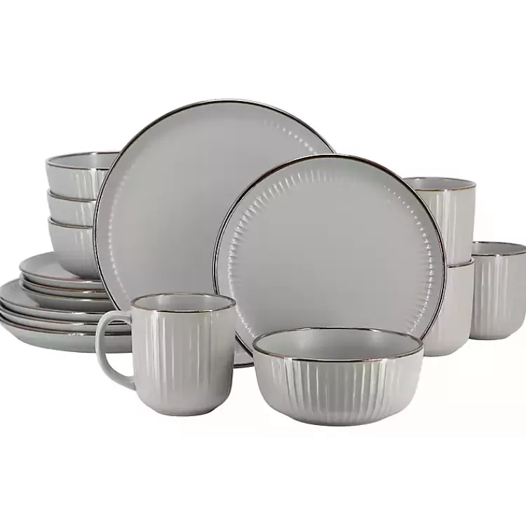 Light Leo Stoneware 16-pc. Dinnerware Set>Kirklands Home Best