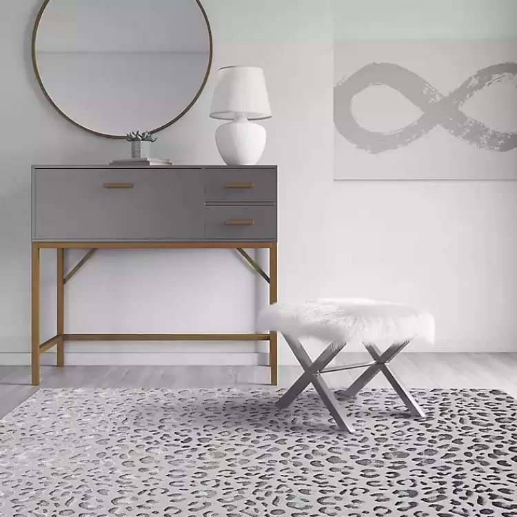 light_gray_leopard_textured_area_rug_x_2.webp Light Leopard Textured Area Rug, 8x10>Kirklands Home Flash Sale