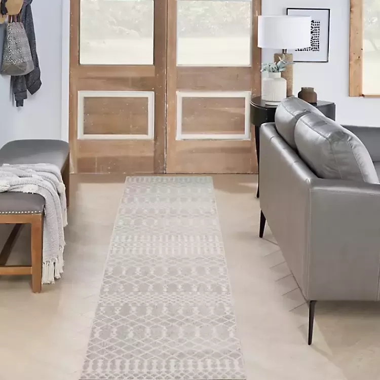 light_gray_moroccan_washable_runner_x_5-1.webp Light Moroccan Washable Runner, 2x10>Kirklands Home Outlet