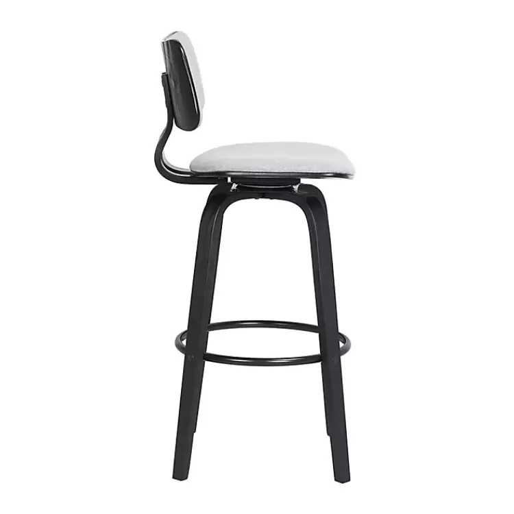 light_gray_pico_swivel_counter_stool_2.webp Light Pico Swivel Counter Stool>Kirklands Home Online