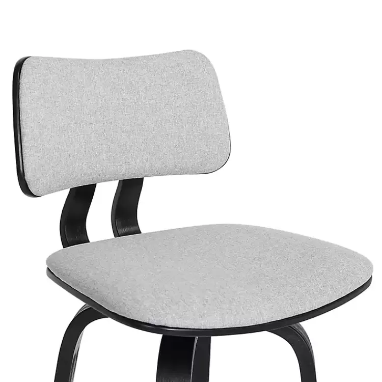 light_gray_pico_swivel_counter_stool_5.webp Light Pico Swivel Counter Stool>Kirklands Home Online