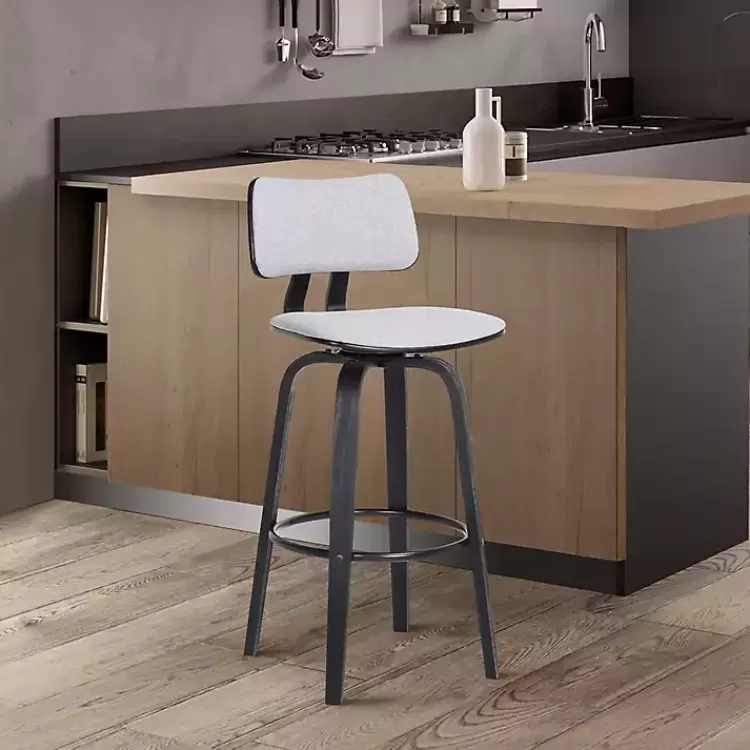 light_gray_pico_swivel_counter_stool_8.webp Light Pico Swivel Counter Stool>Kirklands Home Online