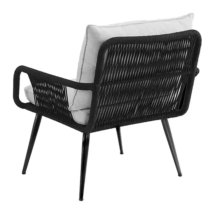 Light Gray Rope Frame 2-pc. Outdoor Arm Chair Set>Kirklands Home Fashion