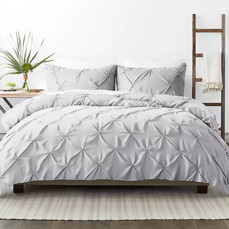 Light Soft Pinch 3-pc. Queen Duvet Cover Set>Kirklands Home Store