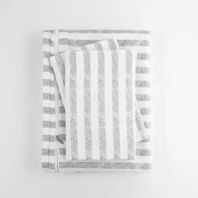 light_gray_stripes_pc_twin_duvet_cover_set_5.webp Light Gray Stripes 3-pc. Twin Duvet Cover Set>Kirklands Home Sale