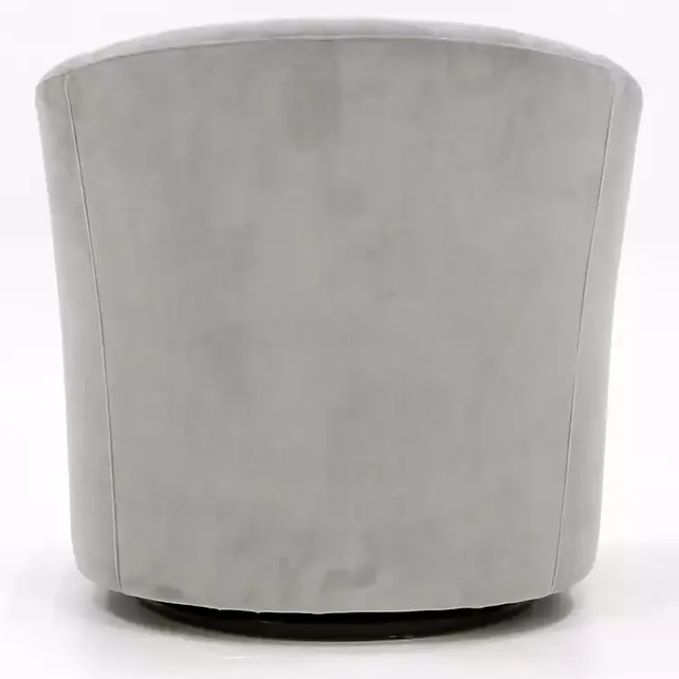 light_gray_swivel_barrel_accent_chair_4.webp Light Swivel Barrel Accent Chair>Kirklands Home Fashion
