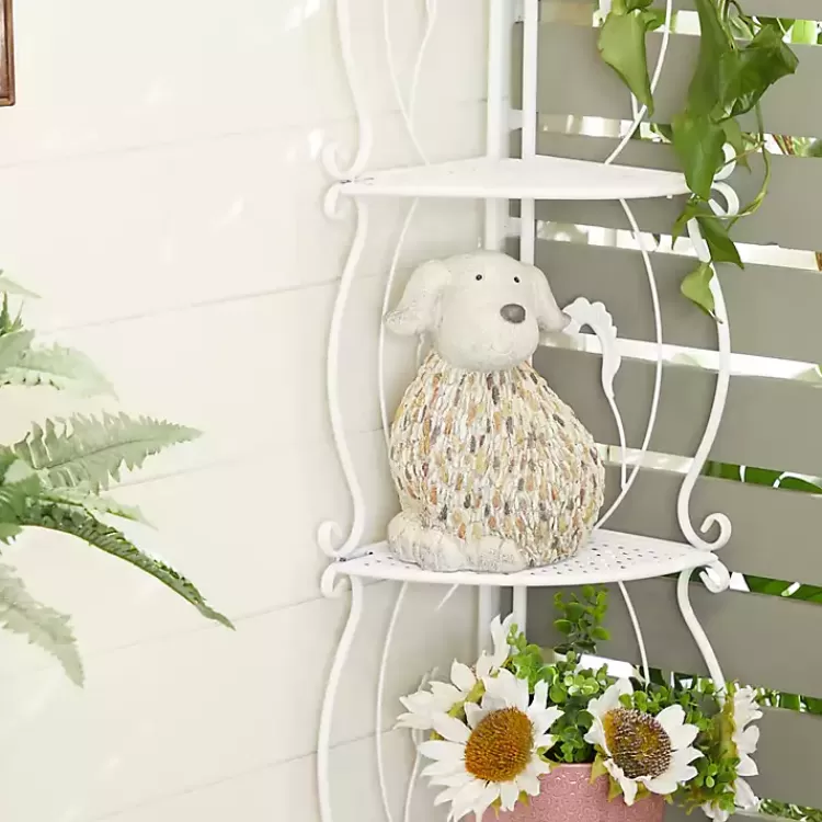 Light Textured Dog Statue>Kirklands Home Cheap