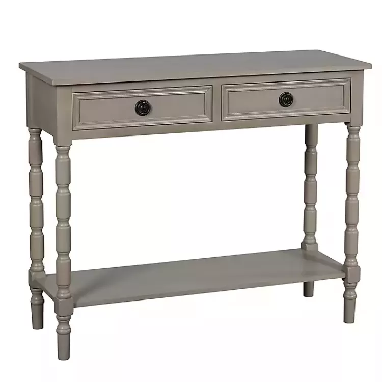 Light Wood 2-Drawer Barrett Console Table>Kirklands Home Fashion